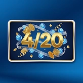 Loft Park | Интерфейс числовой лотереи формата 4/20 с возможностью быстрого участия